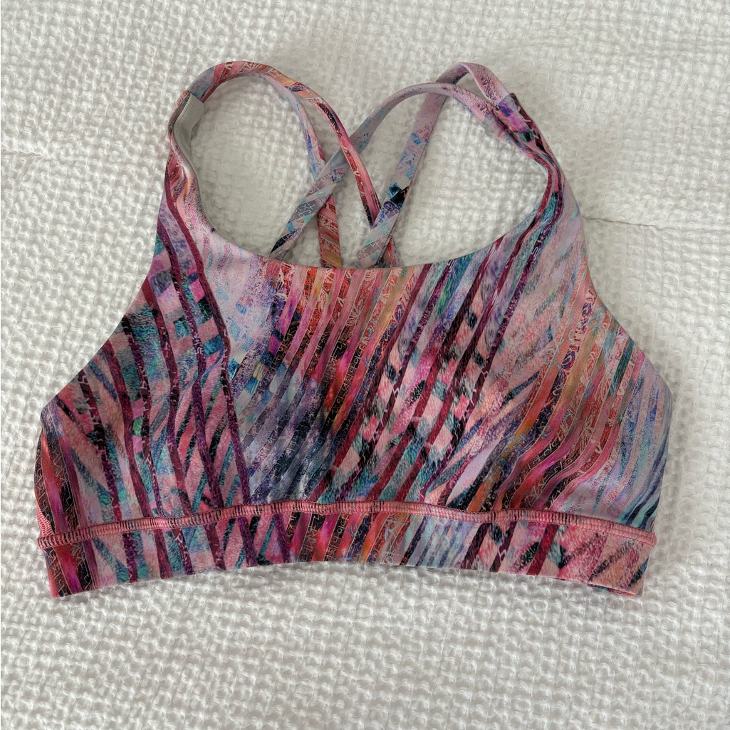 Vintage Lululemon Sz 6 Kascade Energy Bra Central Saint Martins Nulux